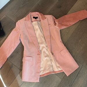 Never worn jcrew velvet pink blazer womens 0